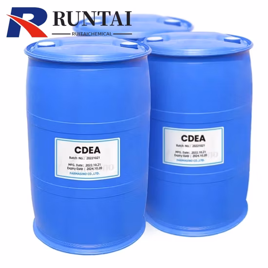 Matéria-prima fabricada na fábrica 90% dietanolamida de coco 6501 Cdea de uso cosmético CAS nº 68603